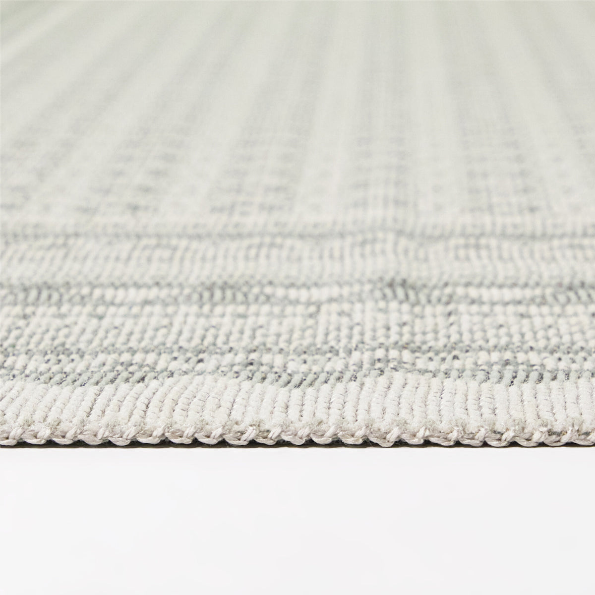 Delahunt Mirco Print Border Area Rug