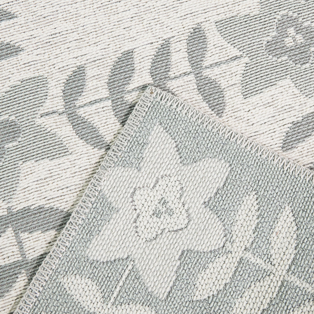 Margolles Floral Grid Area Rug