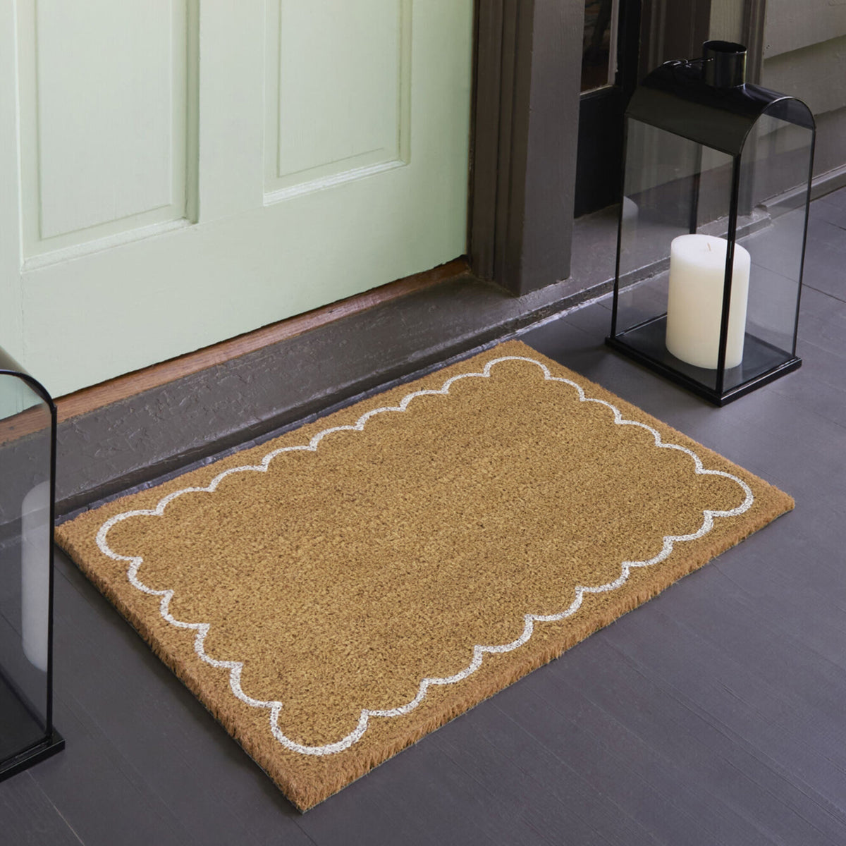 Scallop Border Doormat
