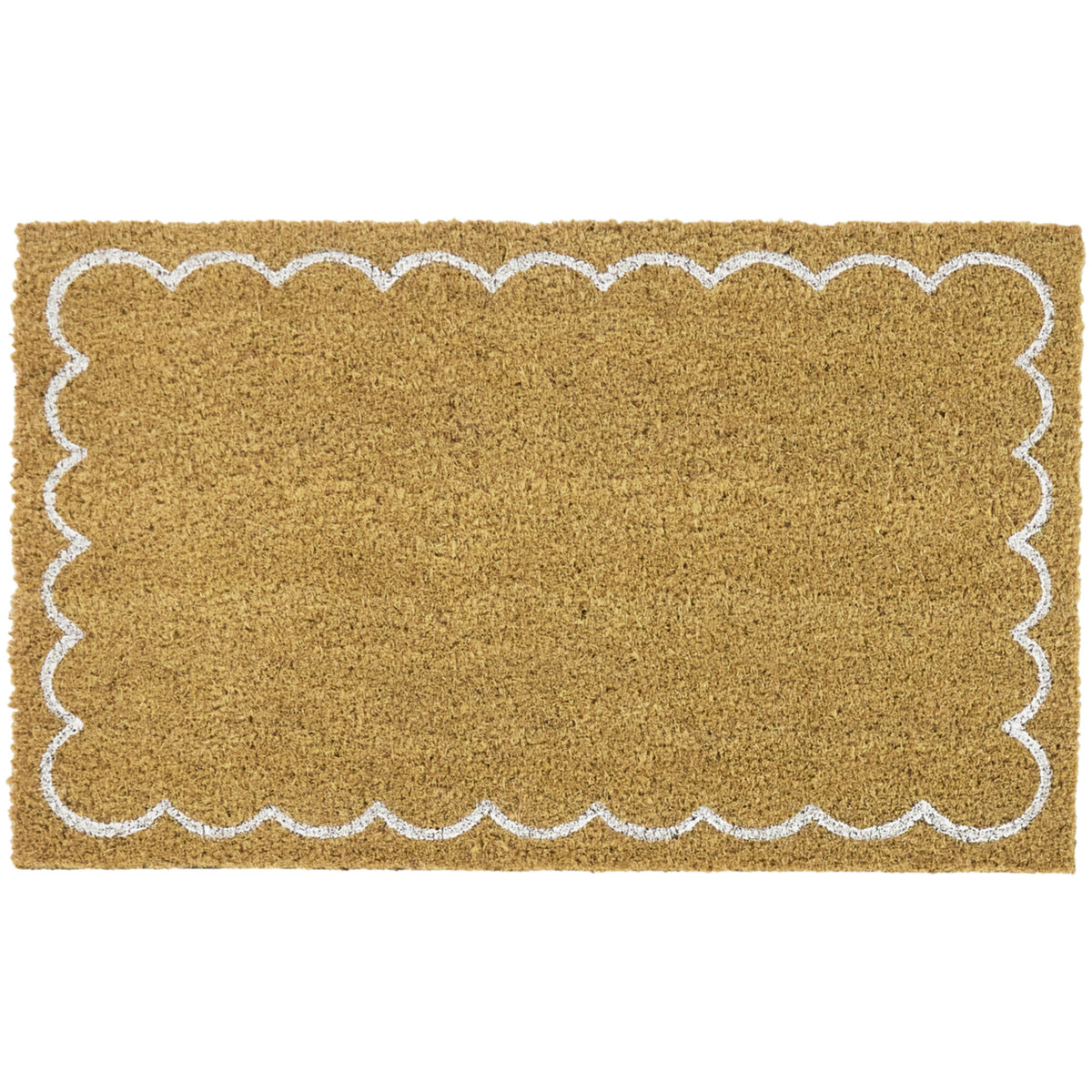Scallop Border Doormat