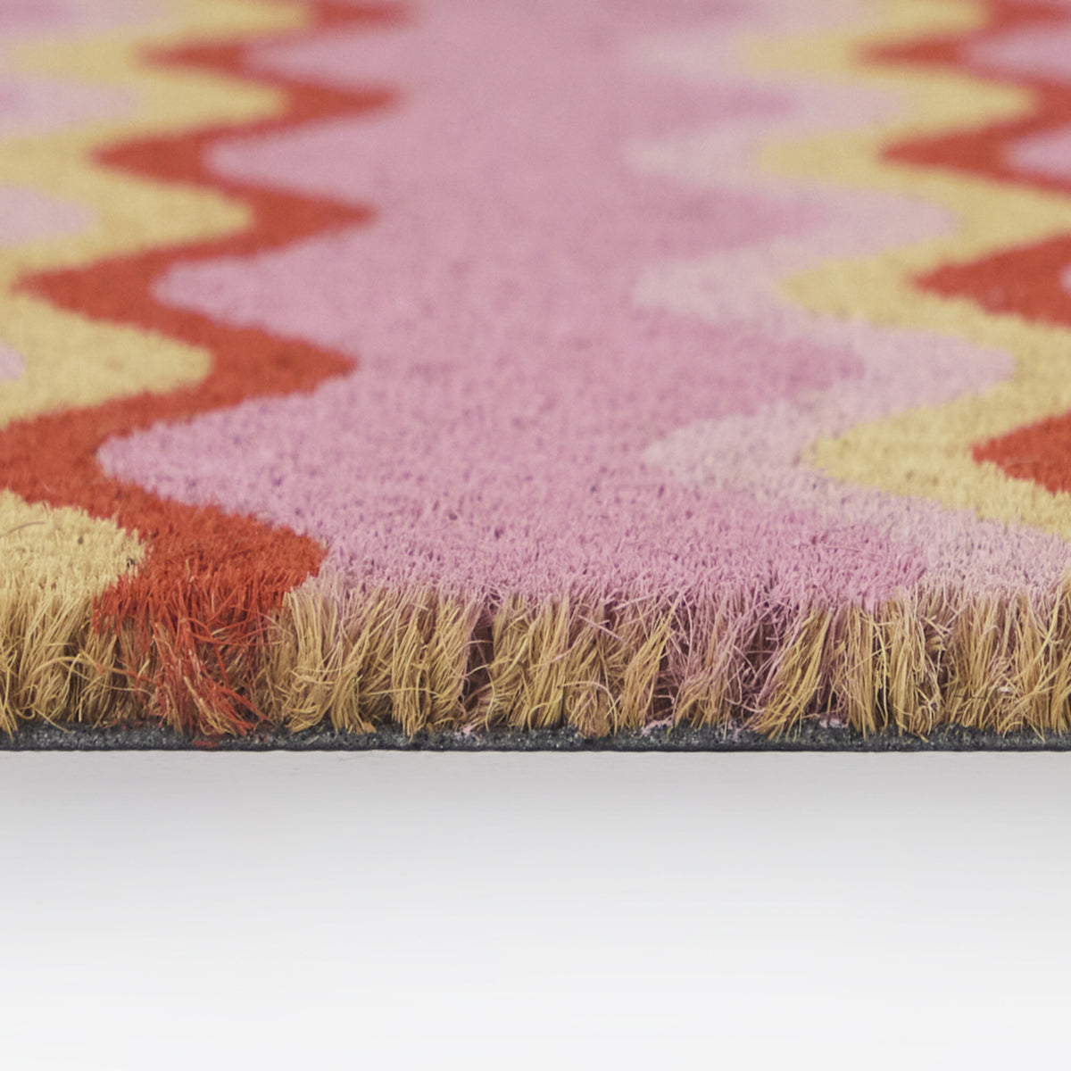 Pink Squiggle Stripes Doormat