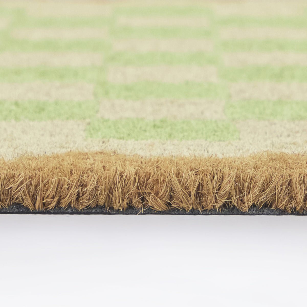 Checkerboard Scallop Doormat