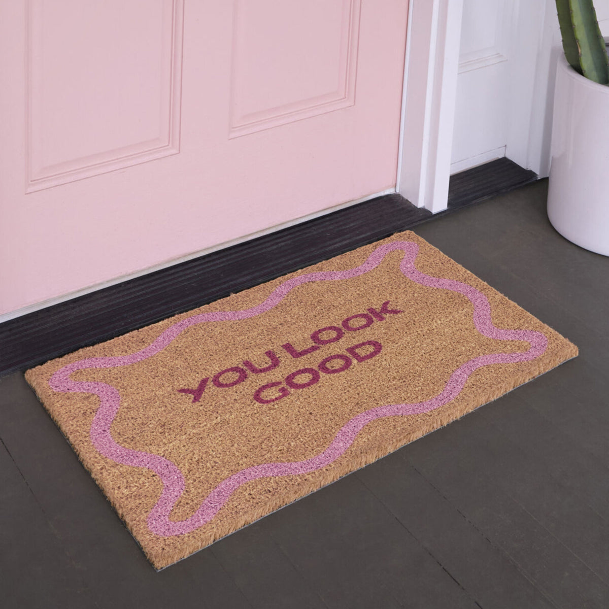 You Look Good Greeting Doormat