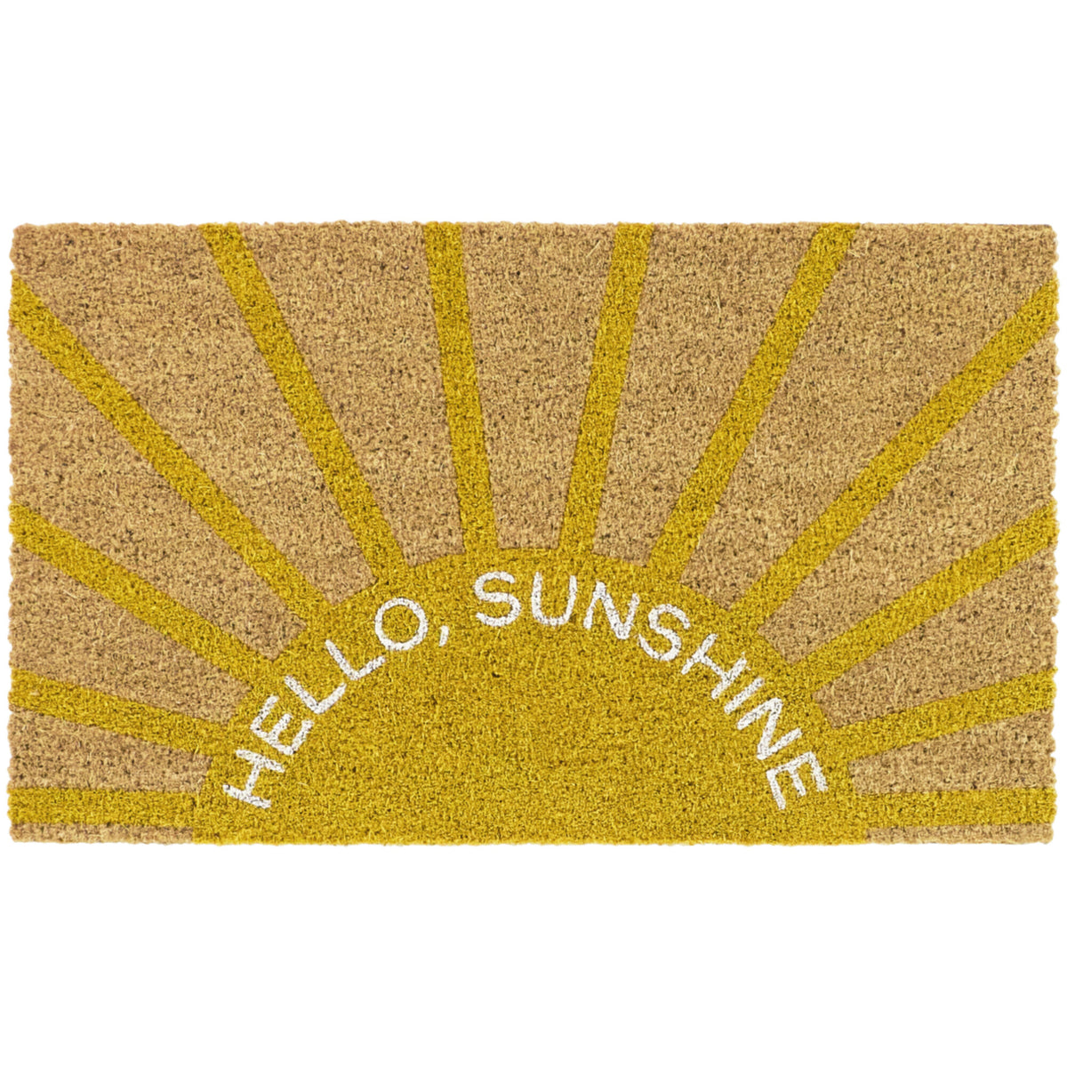 Hello Sunshine Greeting Doormat