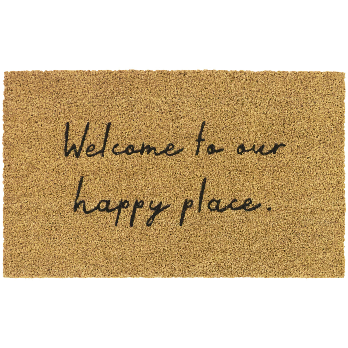 Welcome To Our Happy Place Doormat