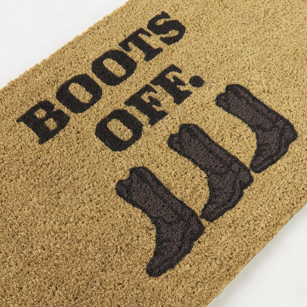 Boots Off Cowboy Doormat