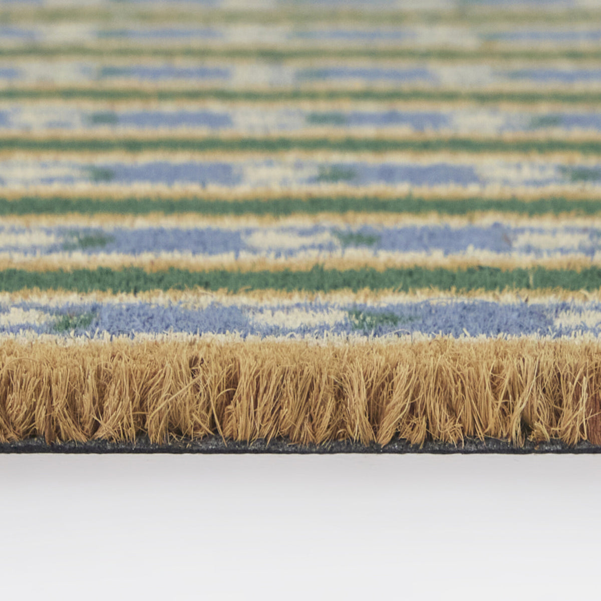 Cute Floral Stripe Doormat