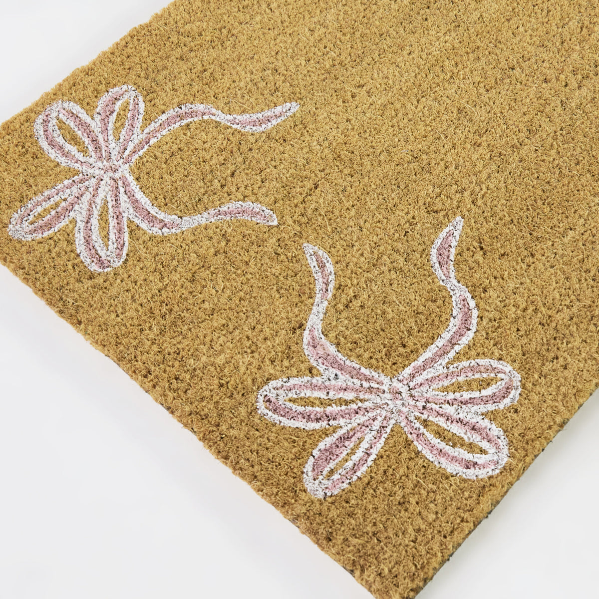 Pink Ribbons Doormat