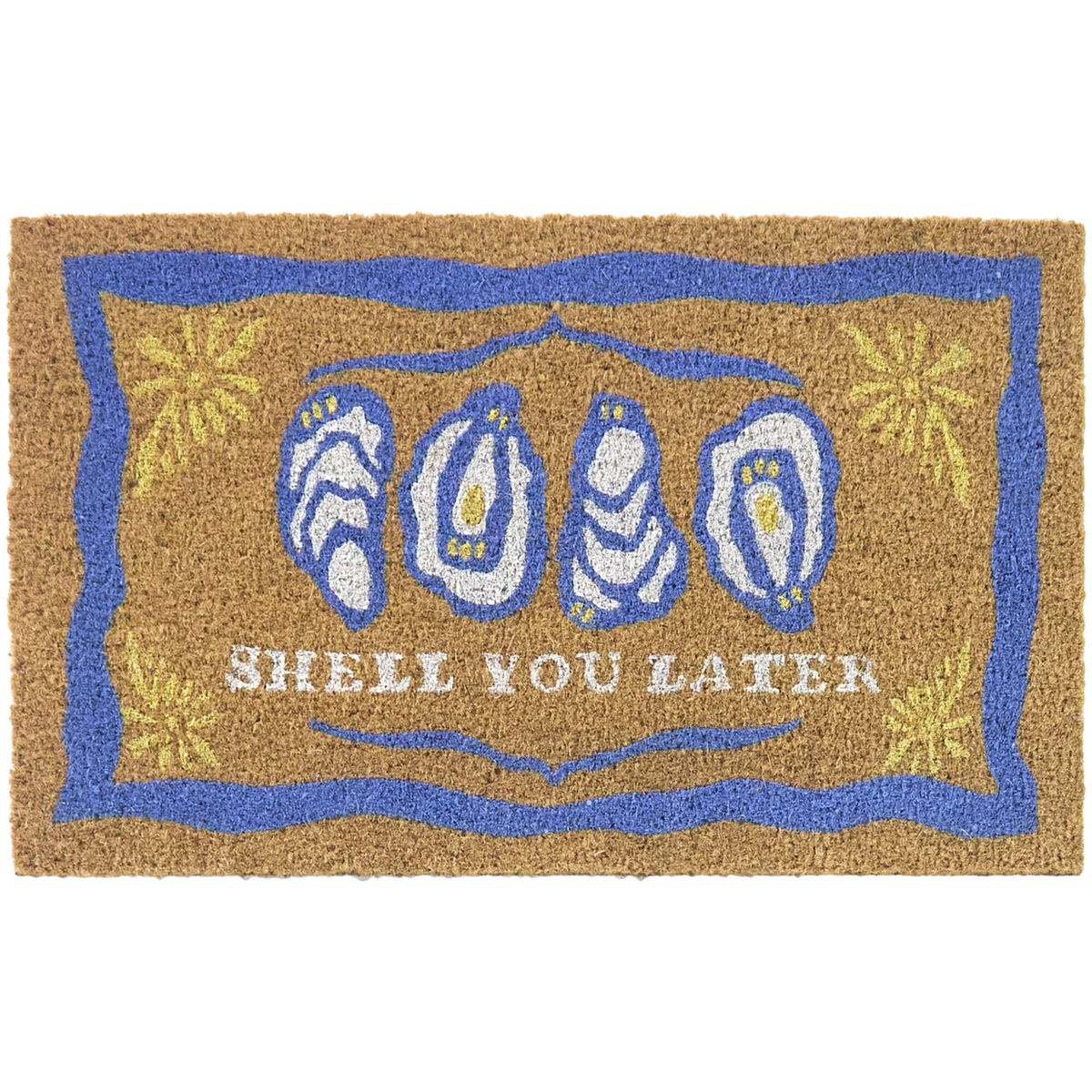 Oyster Shell You Later Doormat