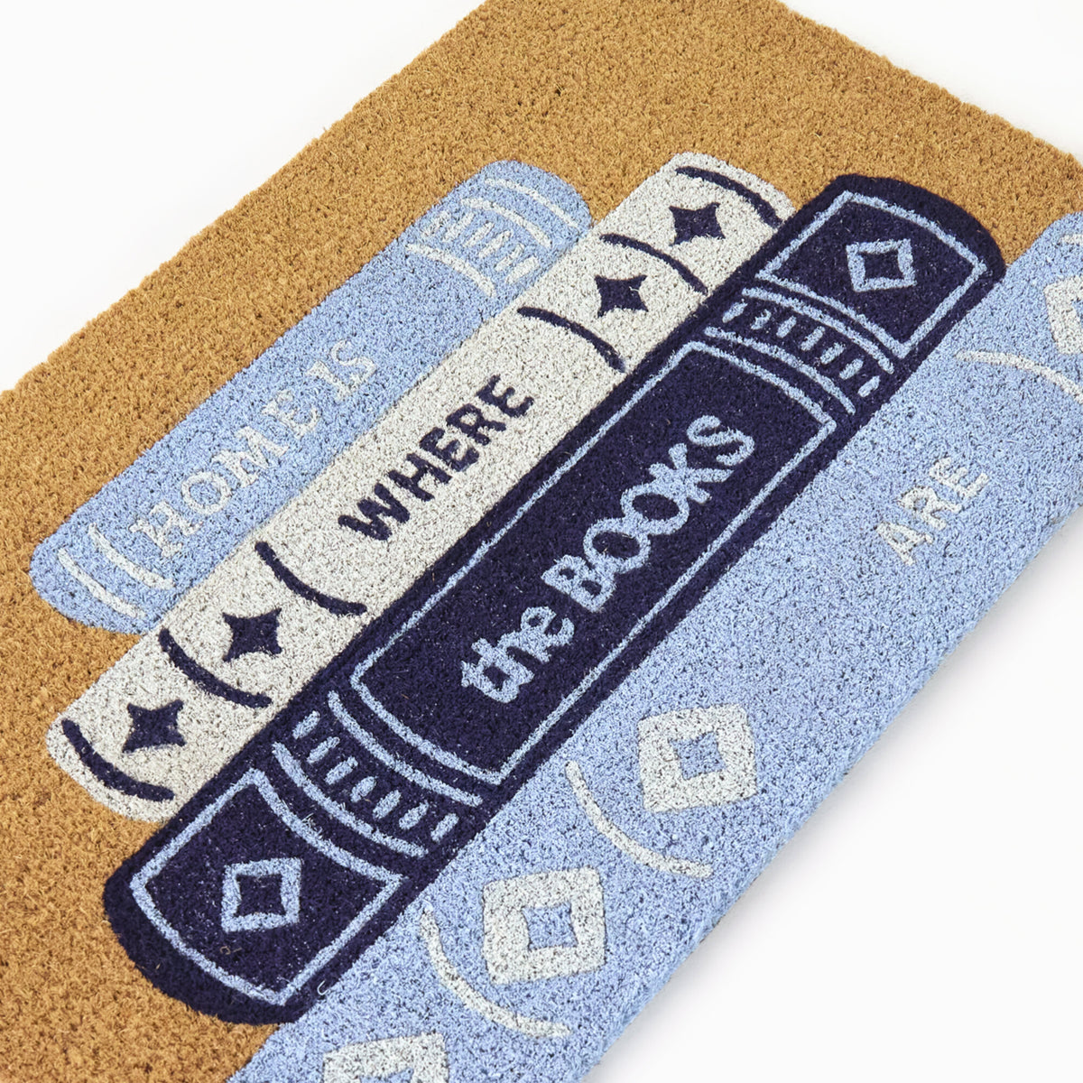 Home Is Where The Books Are Doormat