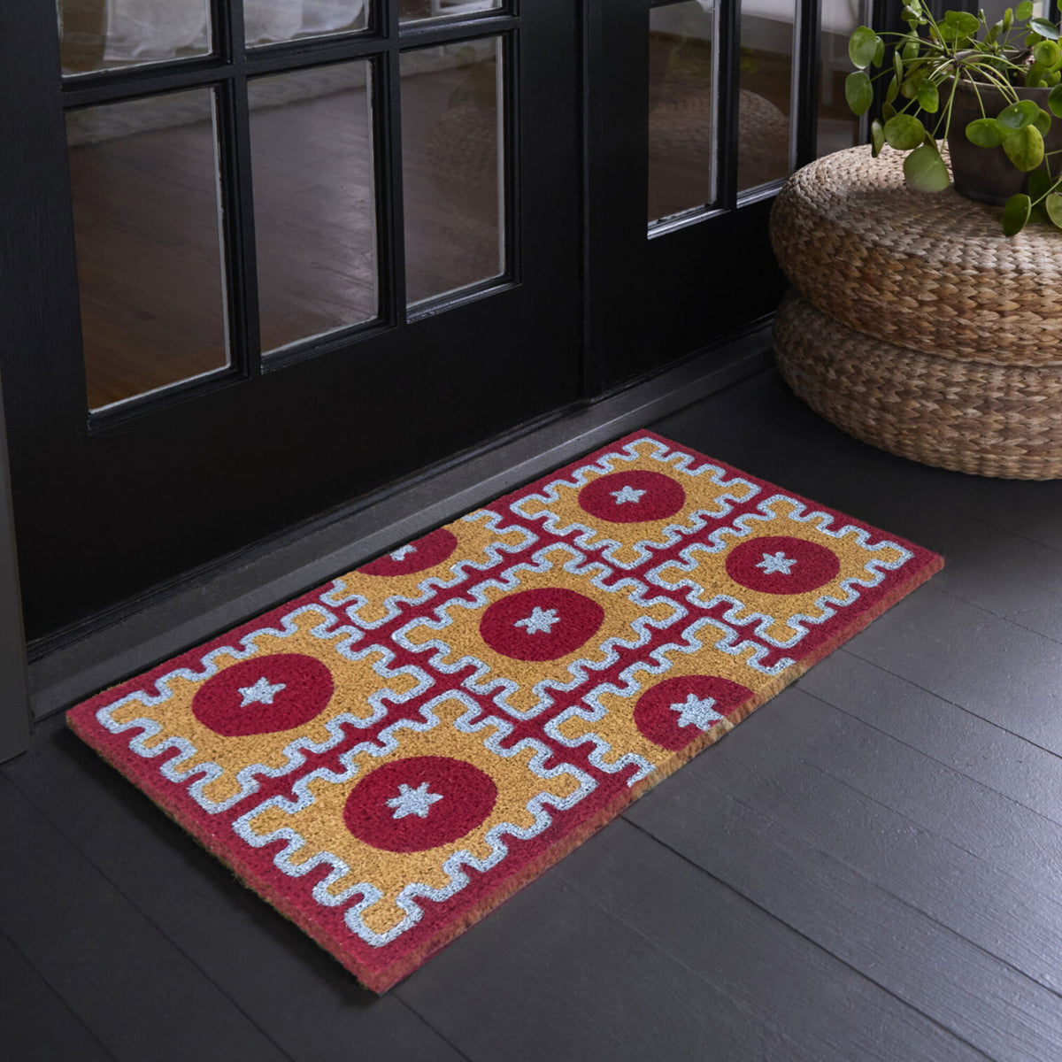 Tomato Grid Doormat
