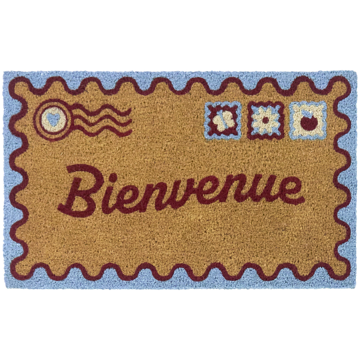 Bienvenue Postage Doormat