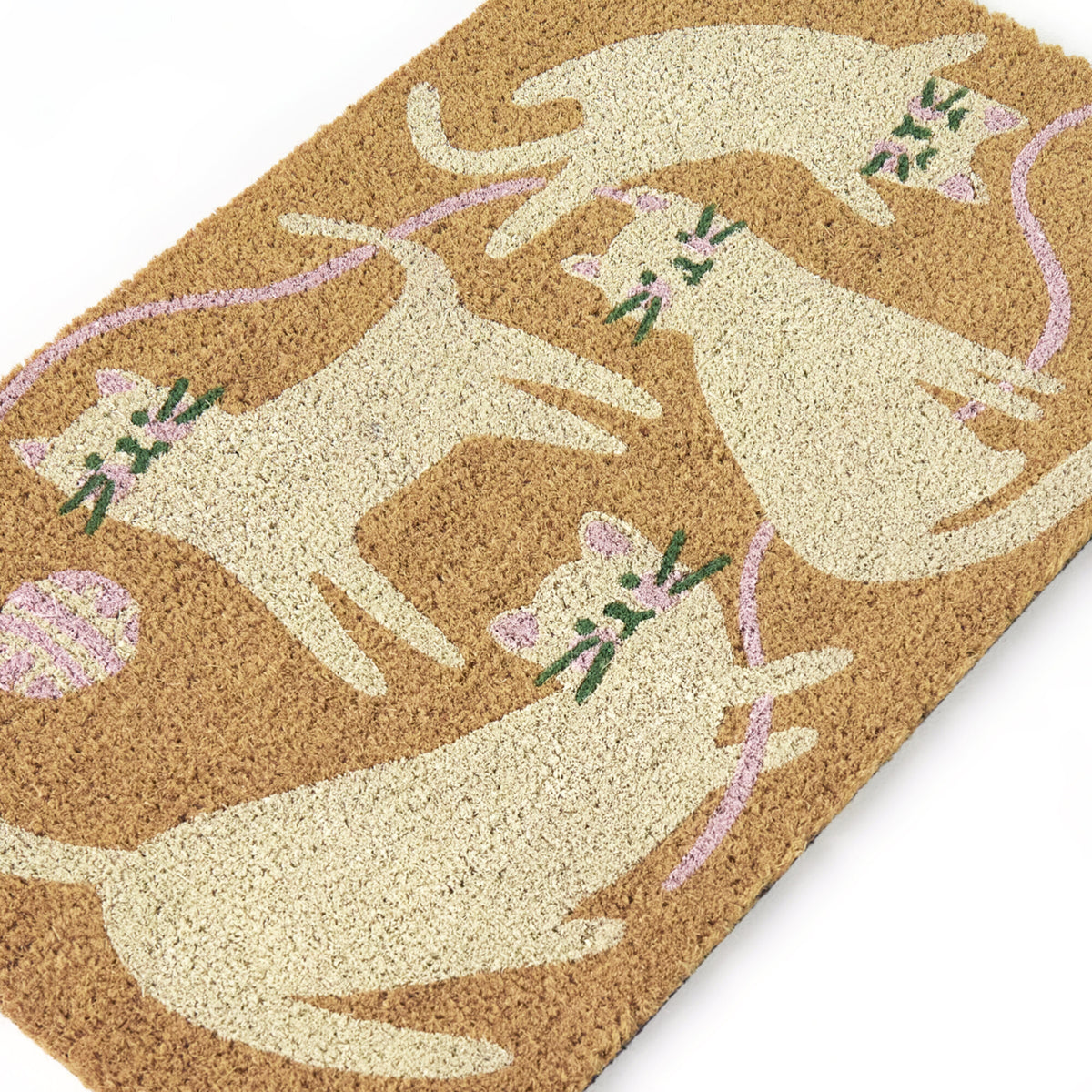 Cats & Yarn Doormat