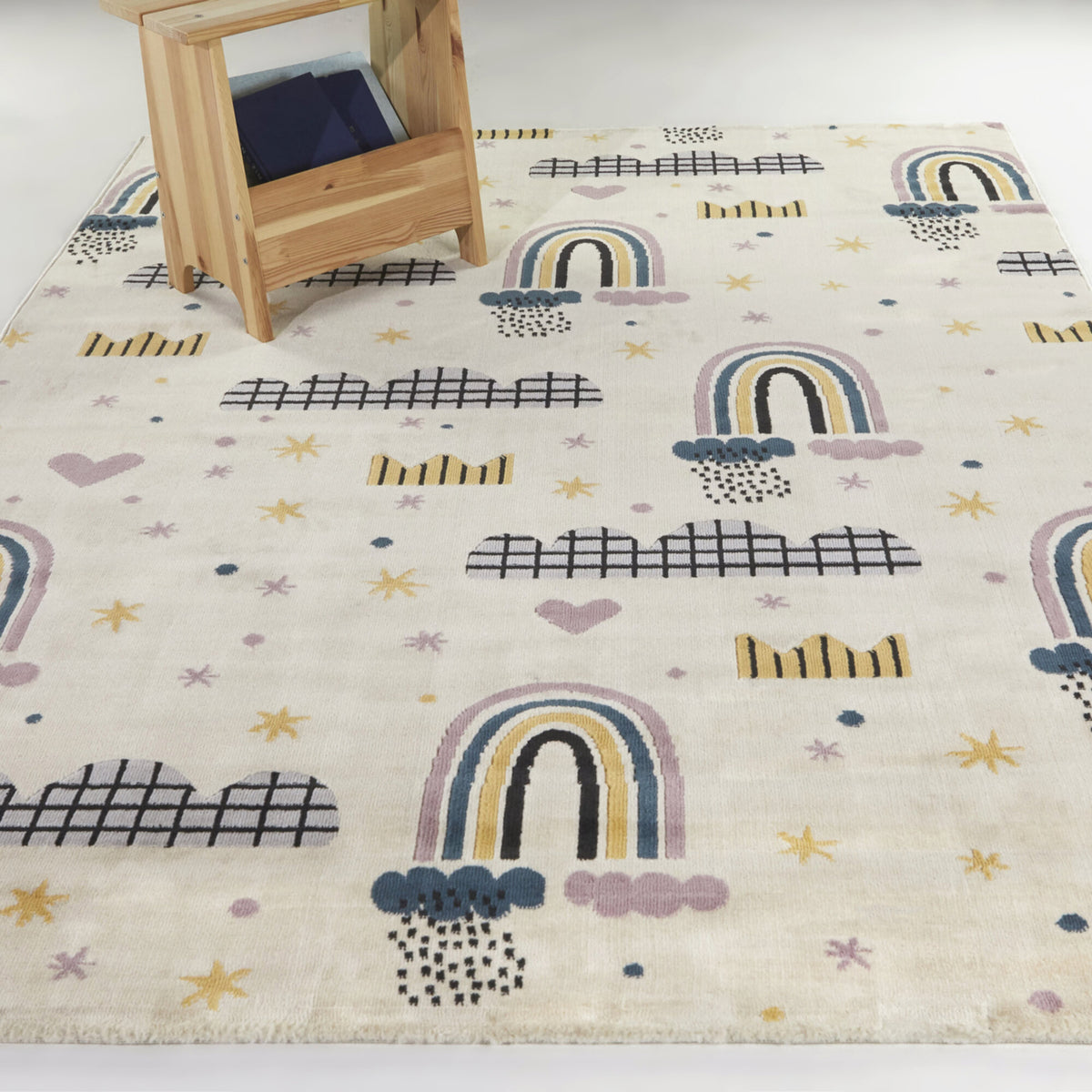 Royalty Kids Rainbow Area Rug