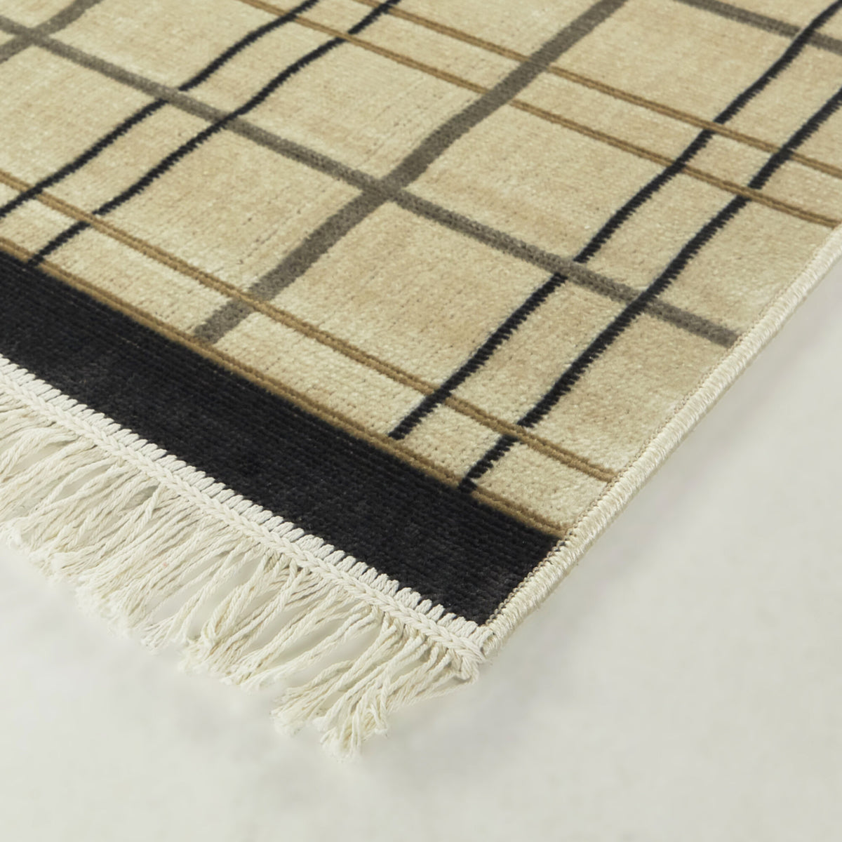 Raleigh Recycled Plaid Area Rug
