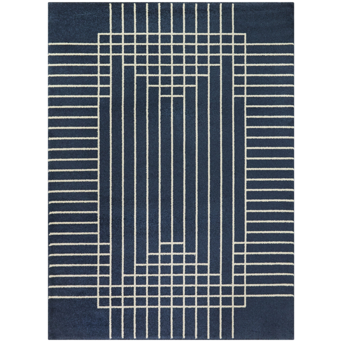 Sutton Art Deco Striped Area Rug