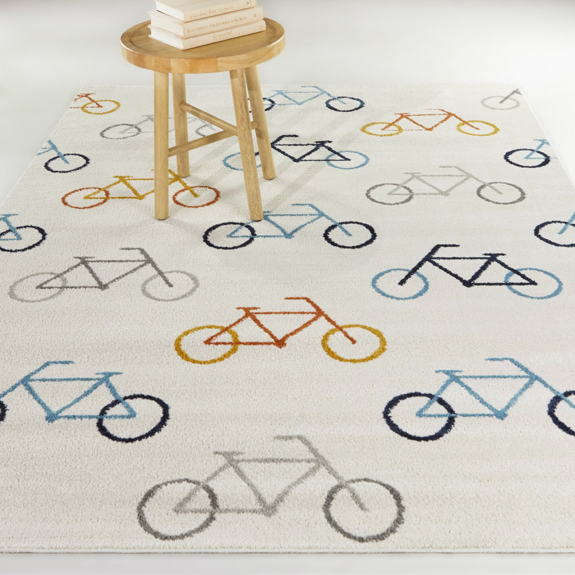 Bike Kids Bicycle Area Rug - Balta Rugs