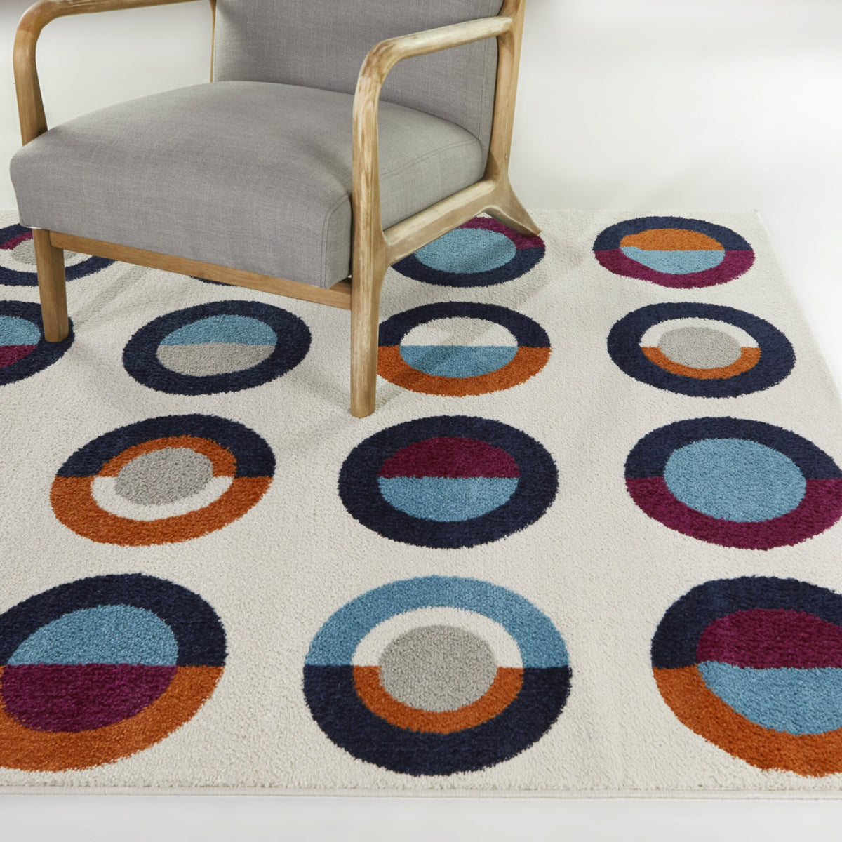 Curie Modern Geometric Area Rug