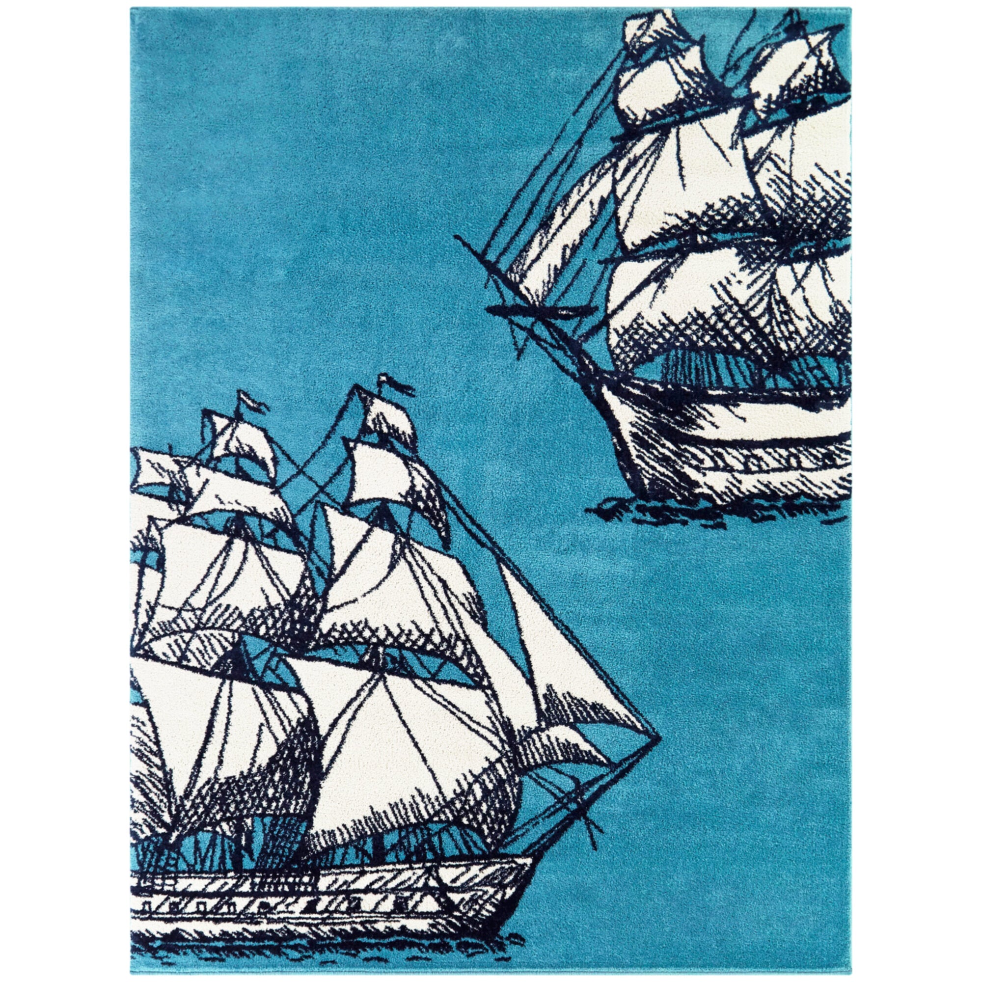 Nautical Rug Texture Magellan Nautical Ship Area Rug - Balta Rugs