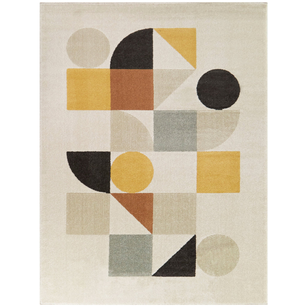 Aden Modern Geometric Area Rug