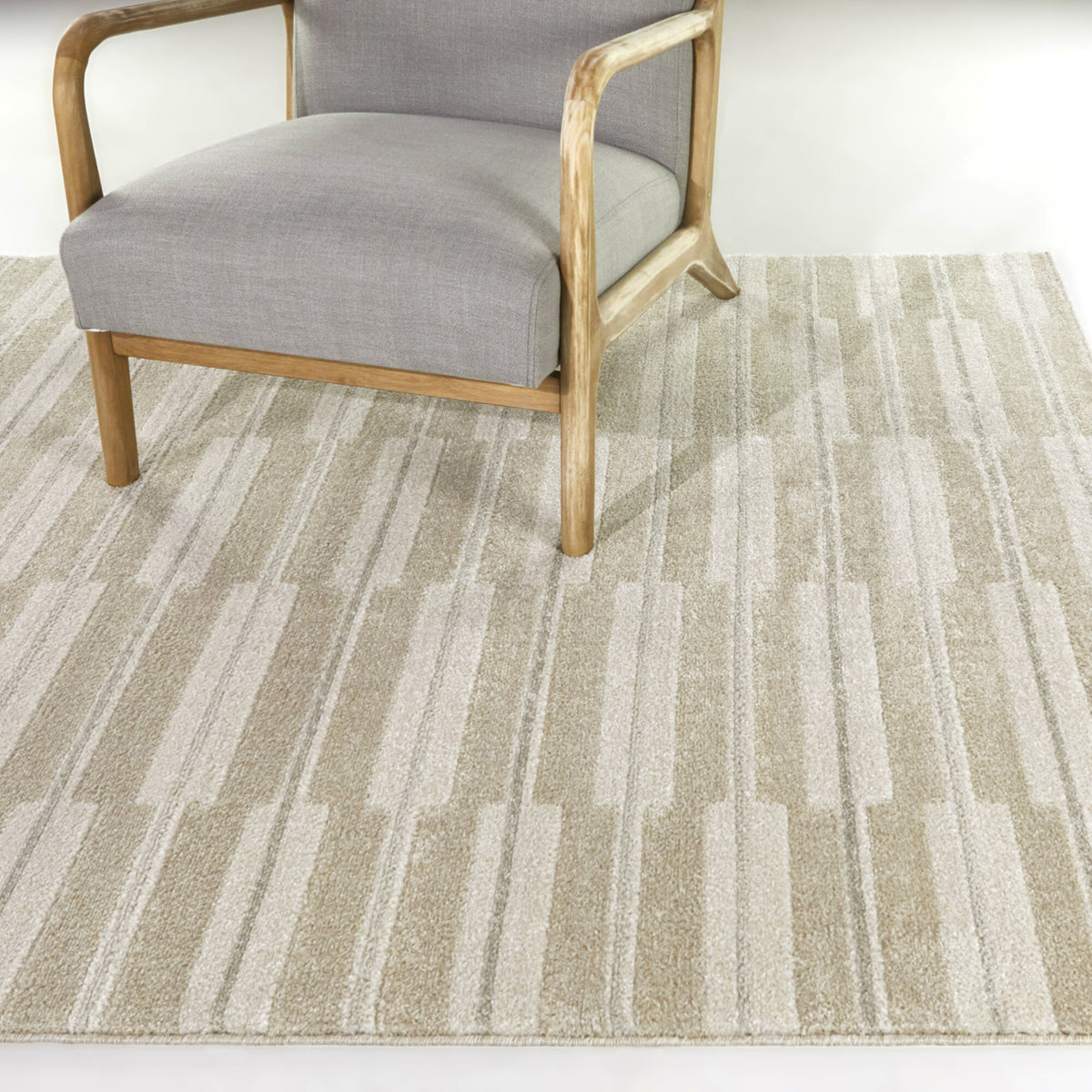 Andrei Modern Striped Area Rug