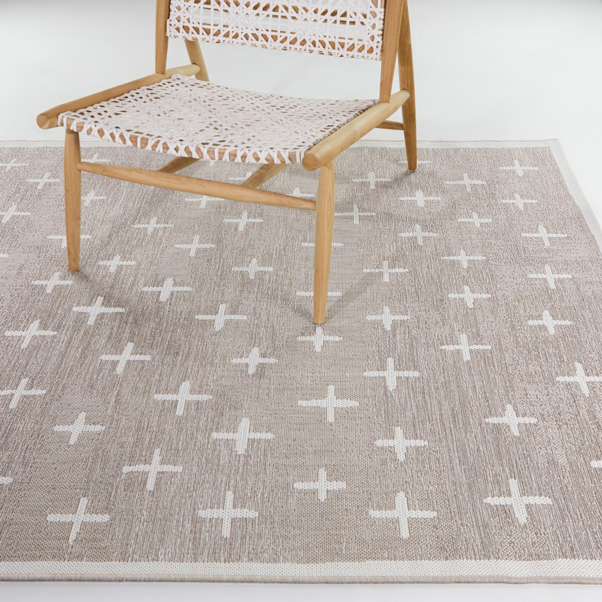 Mathias Cross Patio Area Rug - Balta Rugs