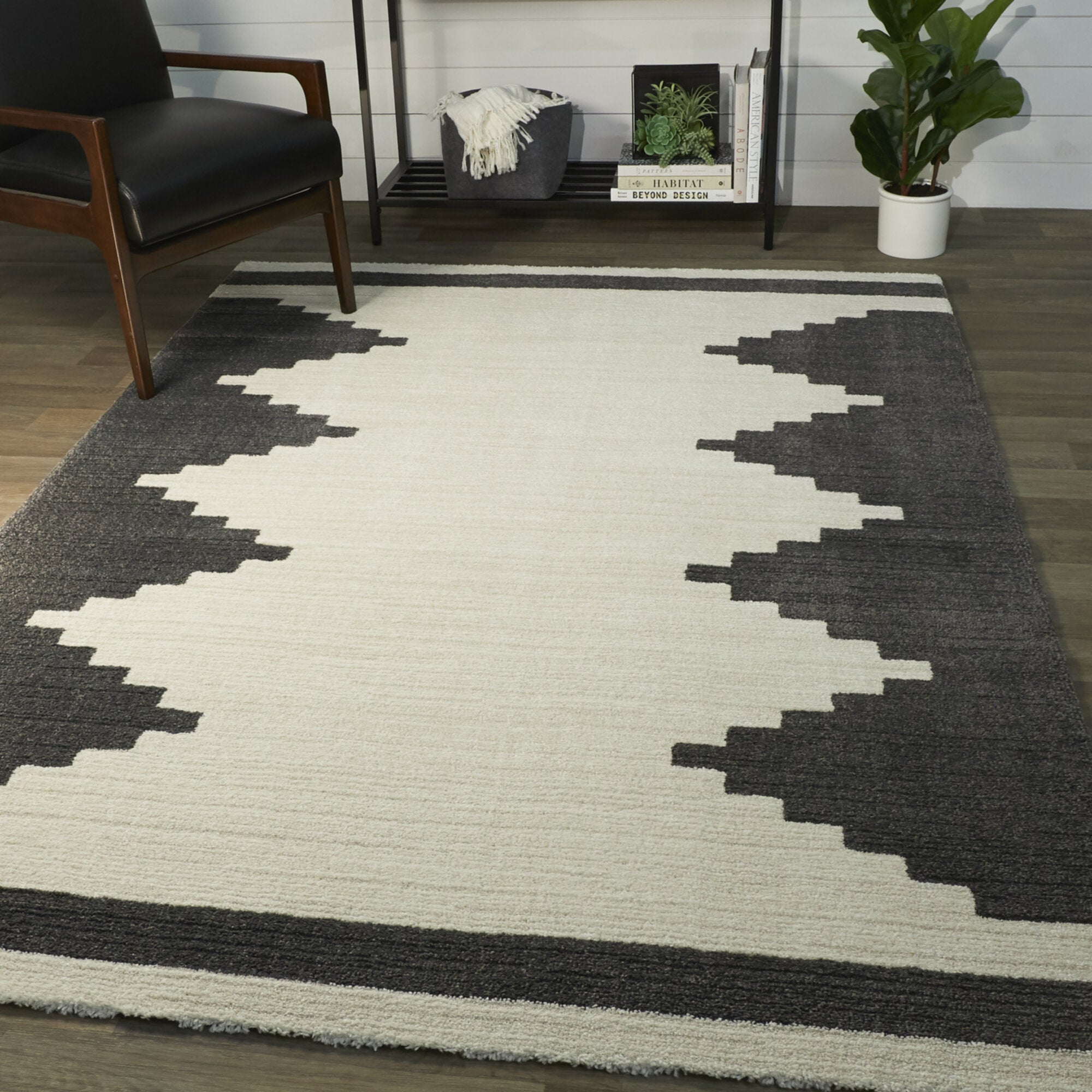 Balta Syden Rug Brynja Scandinavian Border Area Rug - Balta Rugs