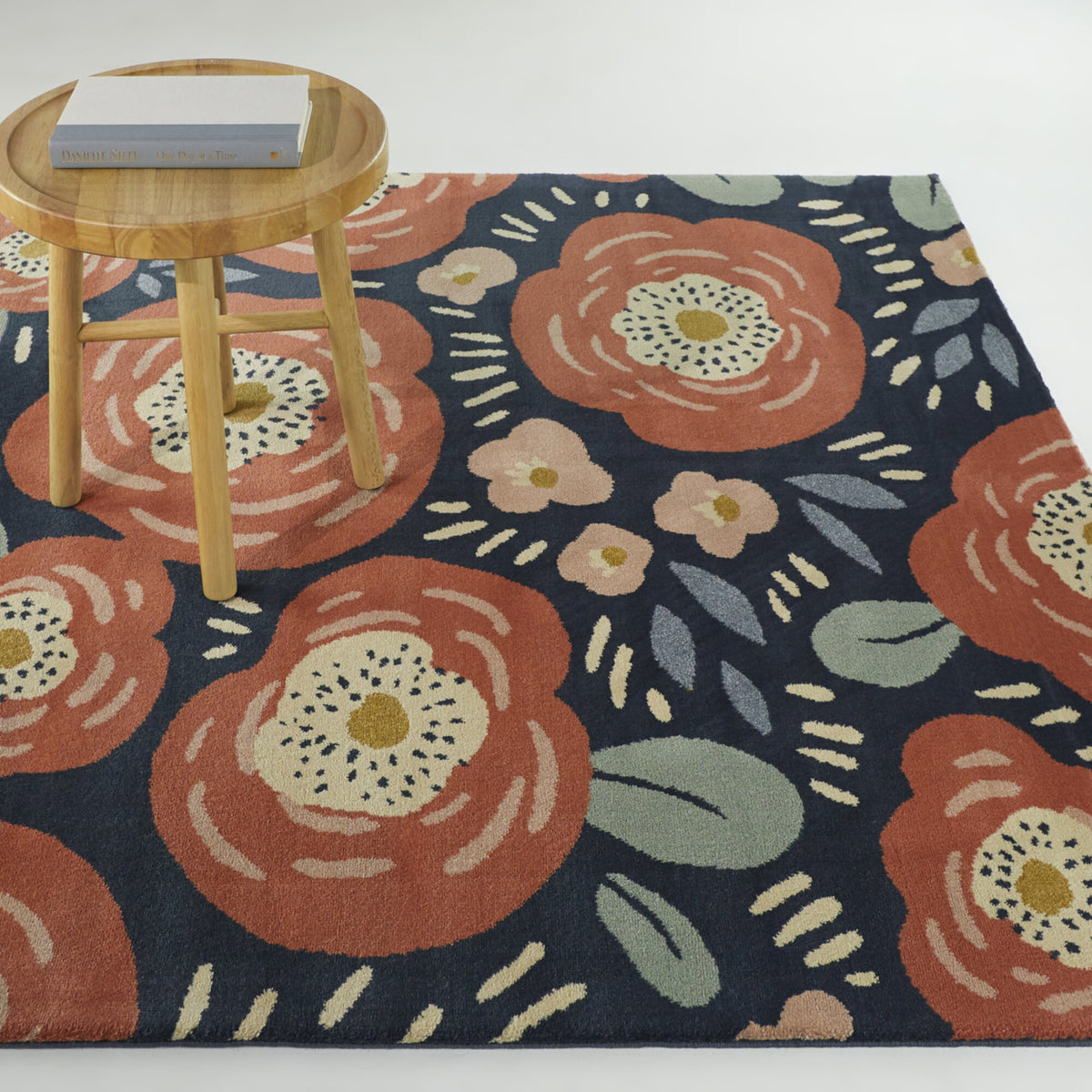 Isabel Contemporary Floral Area Rug