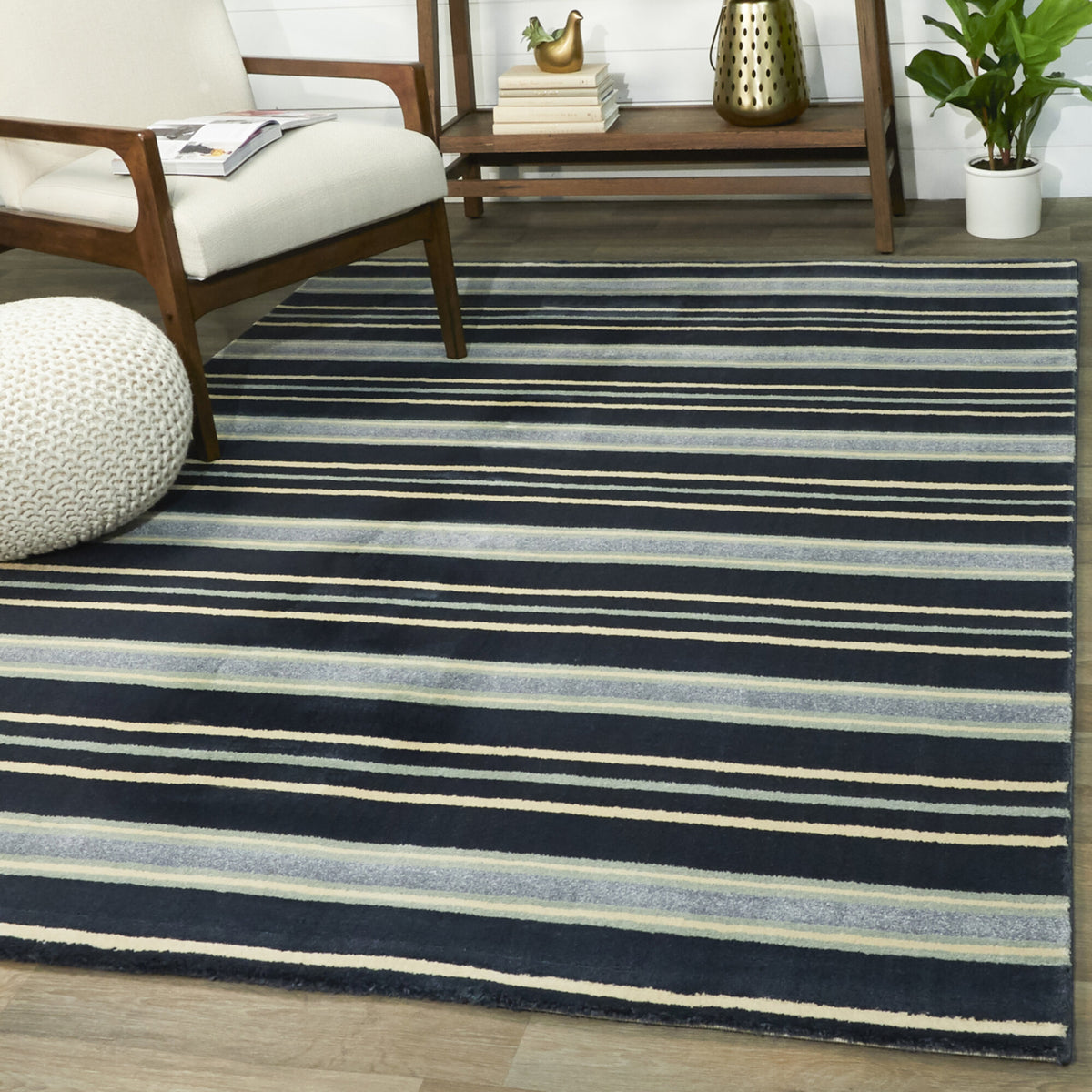 Lewis Striped Area Rug