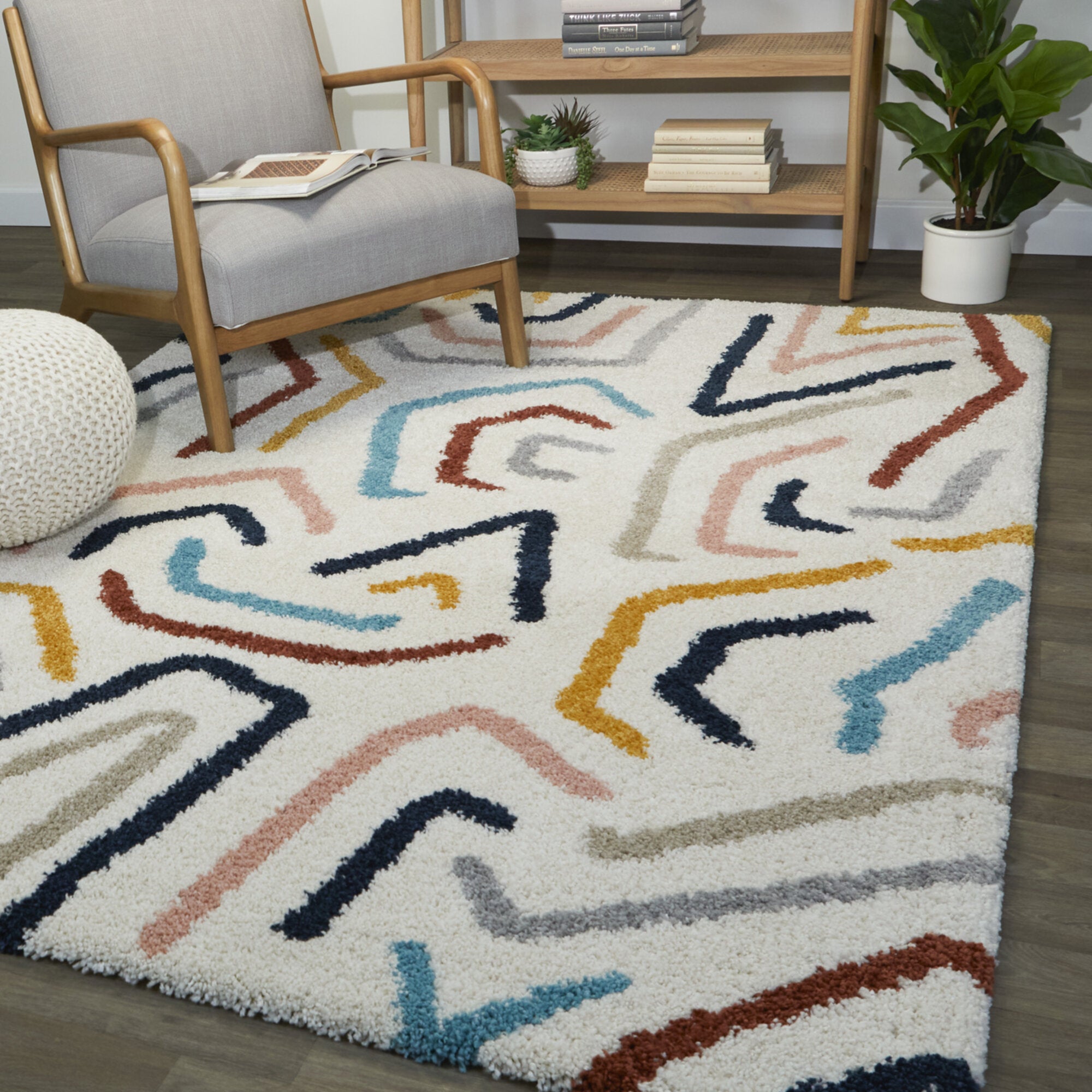 Seymour Modern Shag Area Rug - Balta Rugs