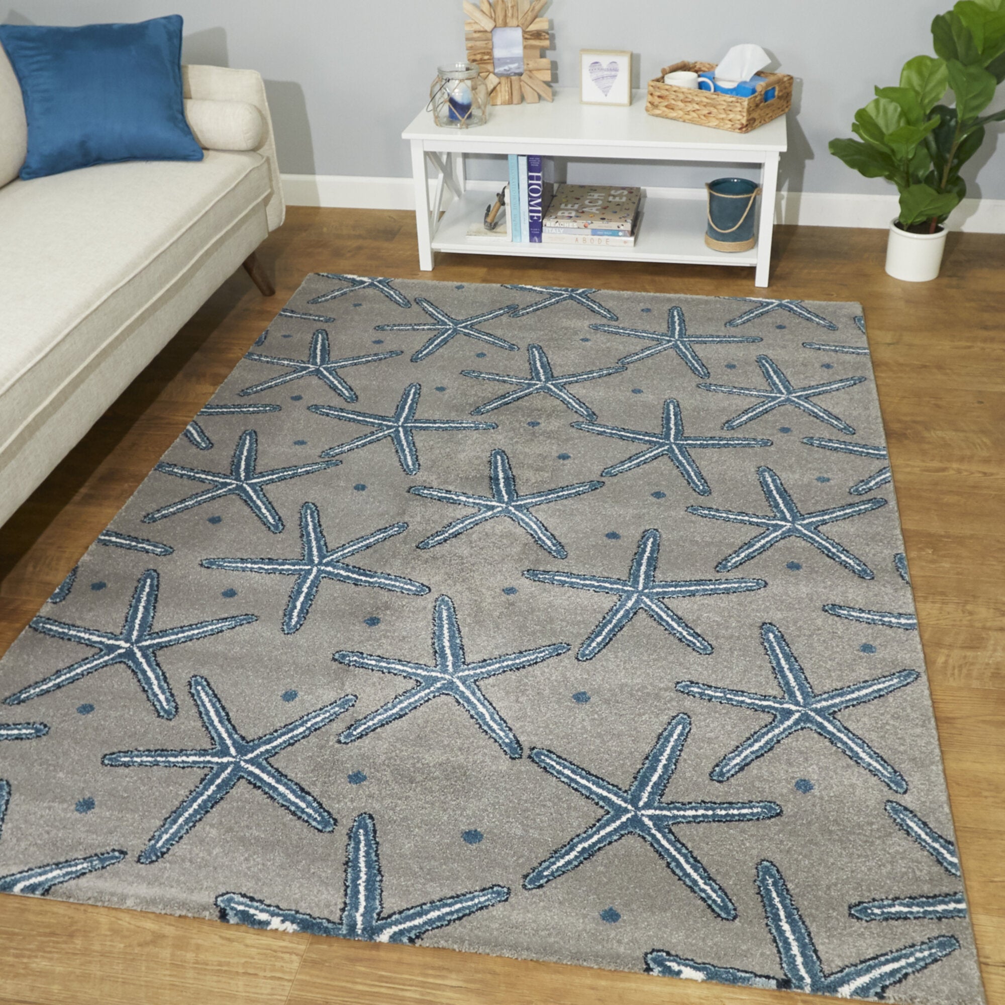 Massau Coastal Starfish Area Rug - Balta Rugs