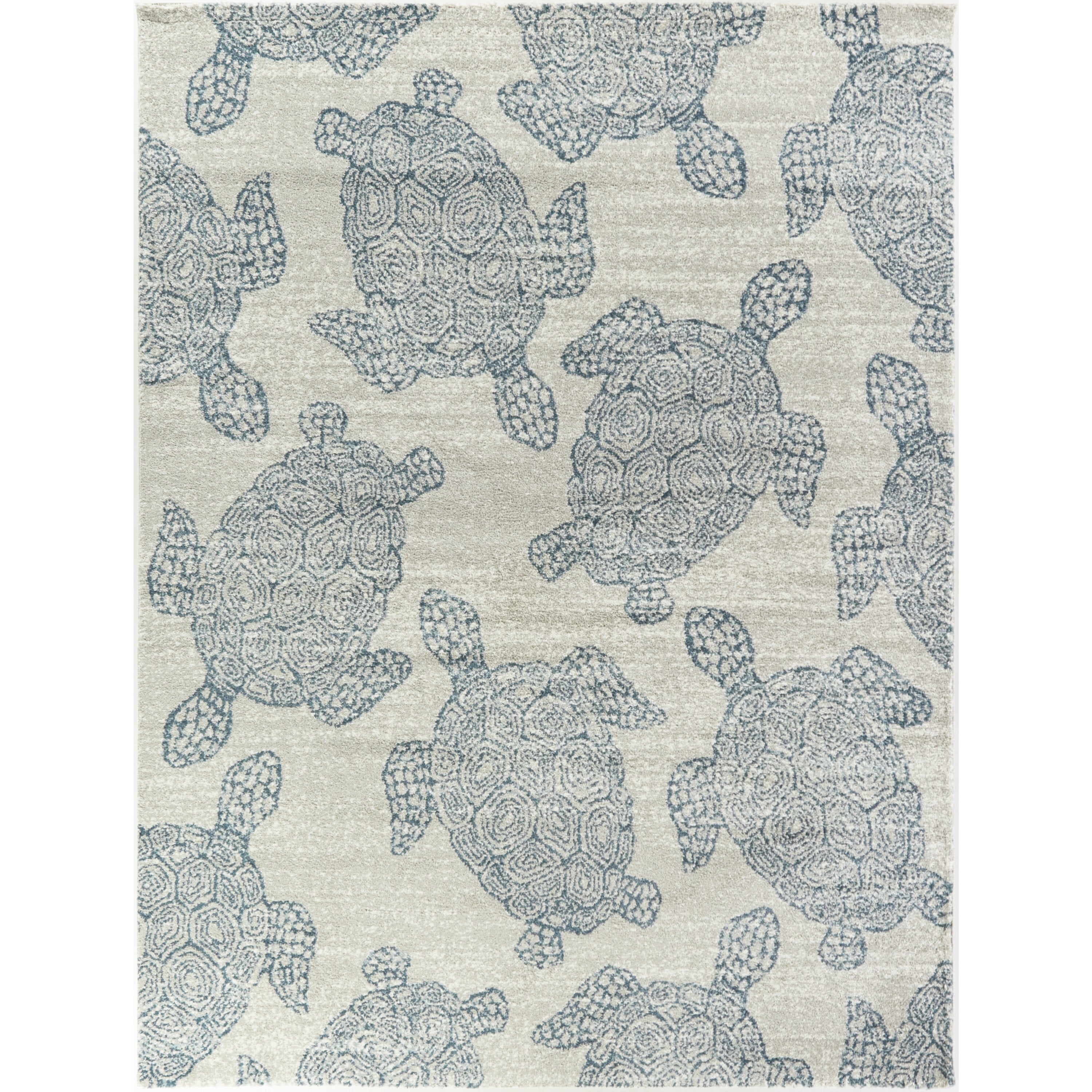 A-B-Sea Turtles Children's Rug –