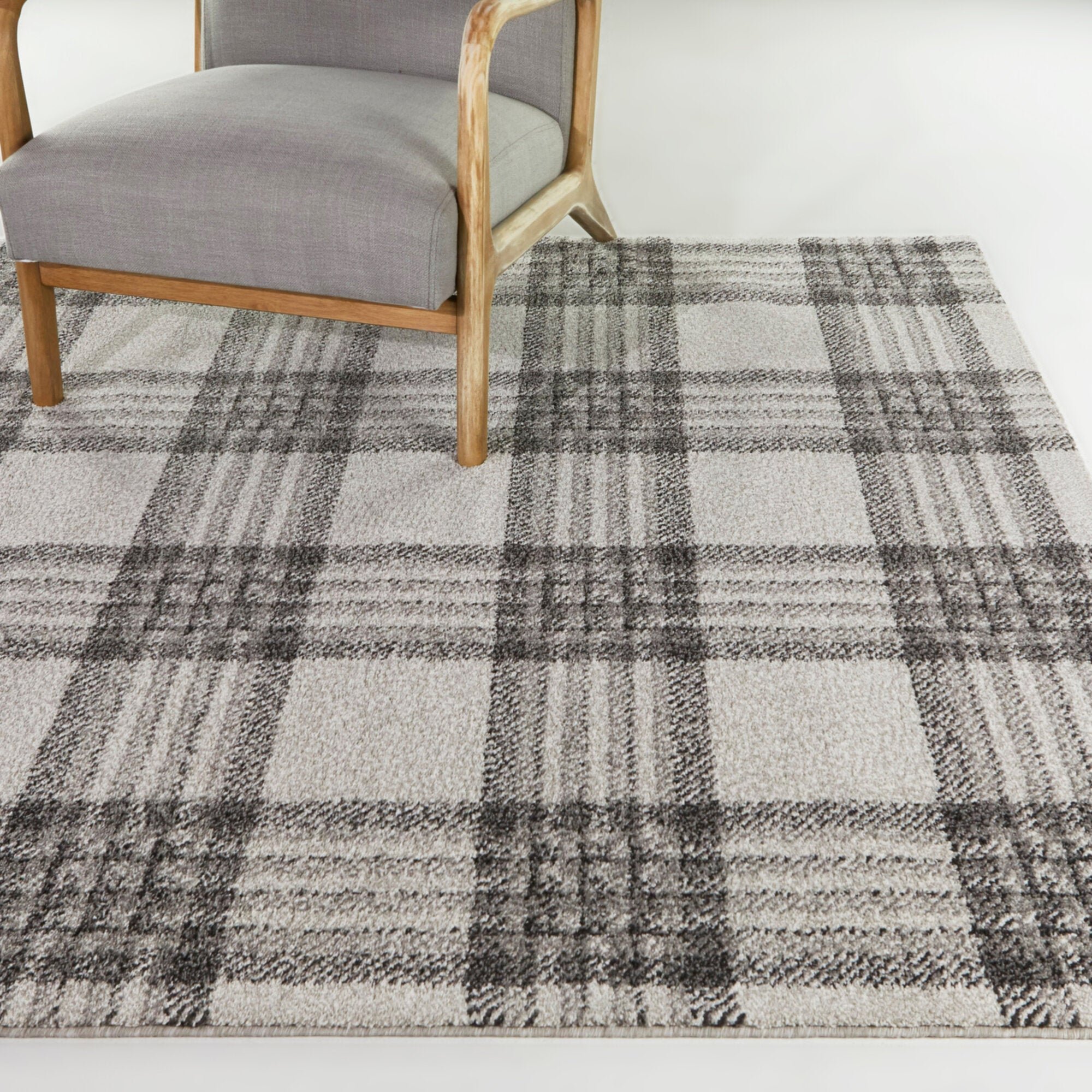 Monte Classic Plaid Area Rug - Balta Rugs