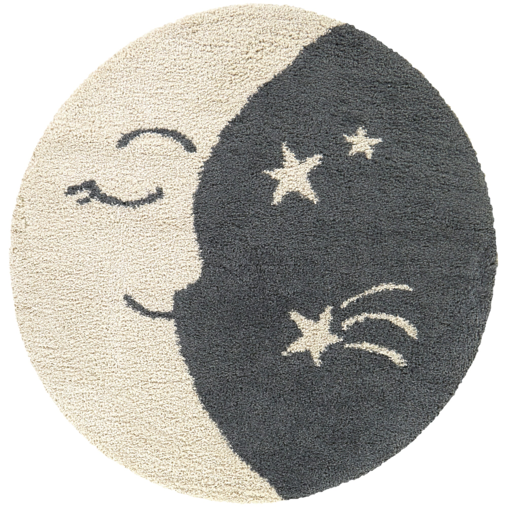 Round Moonlight Kids Shag Area Rug - Balta Rugs