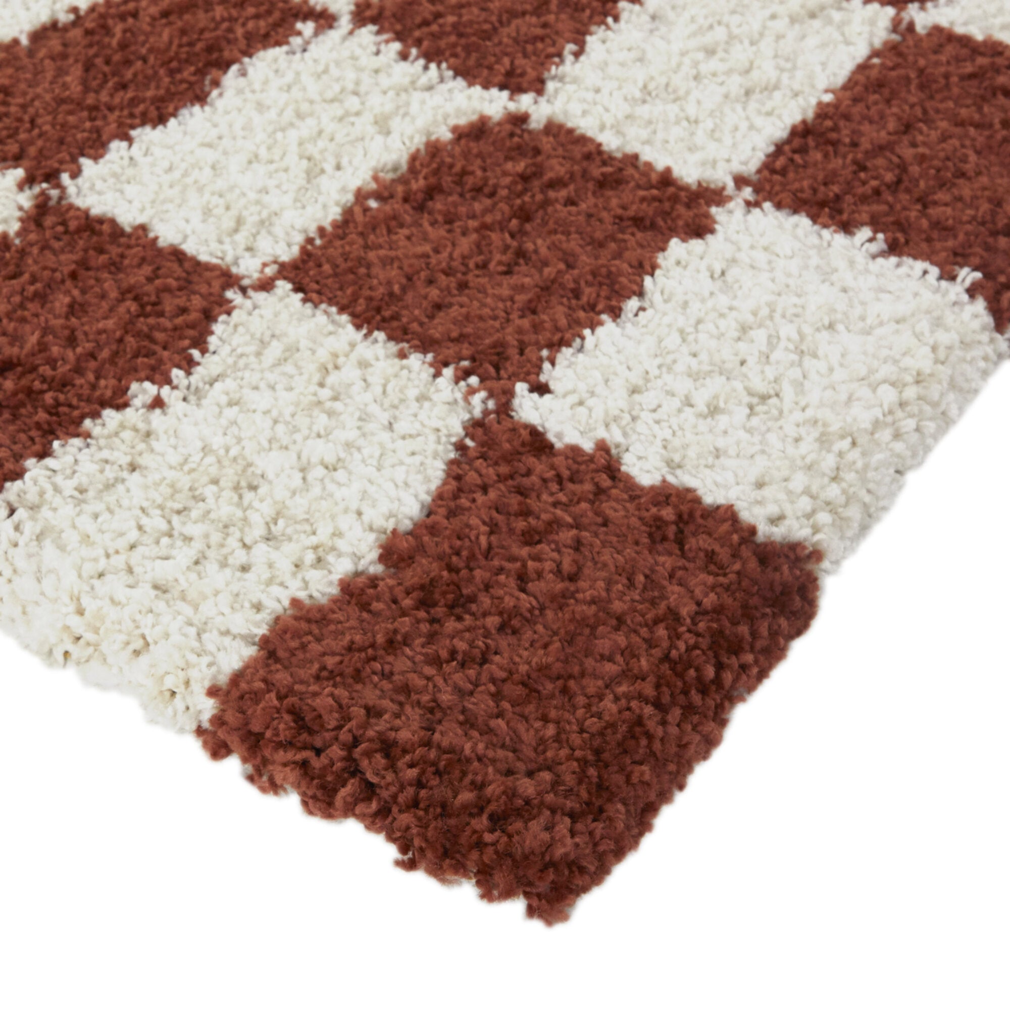 Luther Modern Checkered Shag Area Rug - Balta Rugs