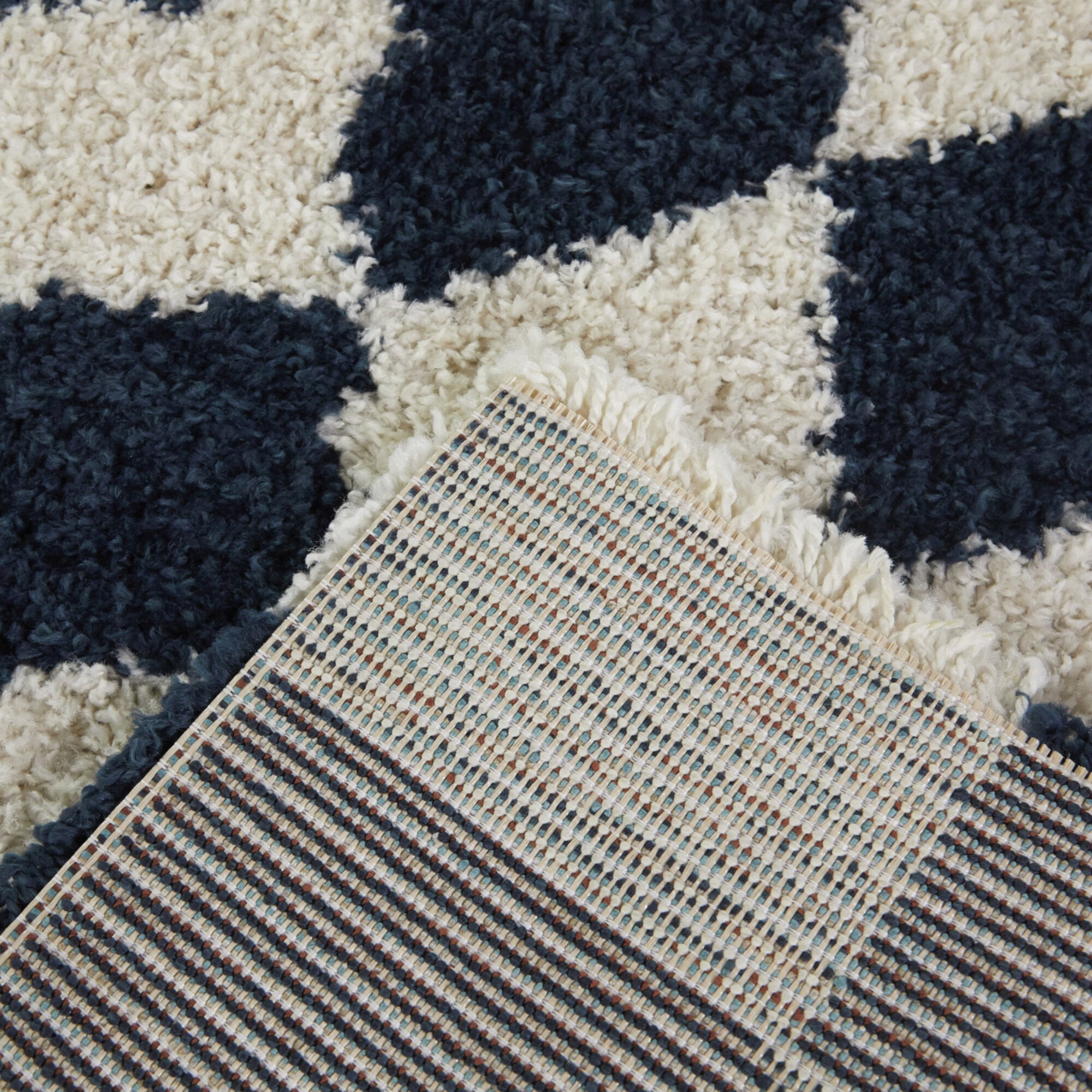 Luther Modern Checkered Shag Area Rug - Balta Rugs