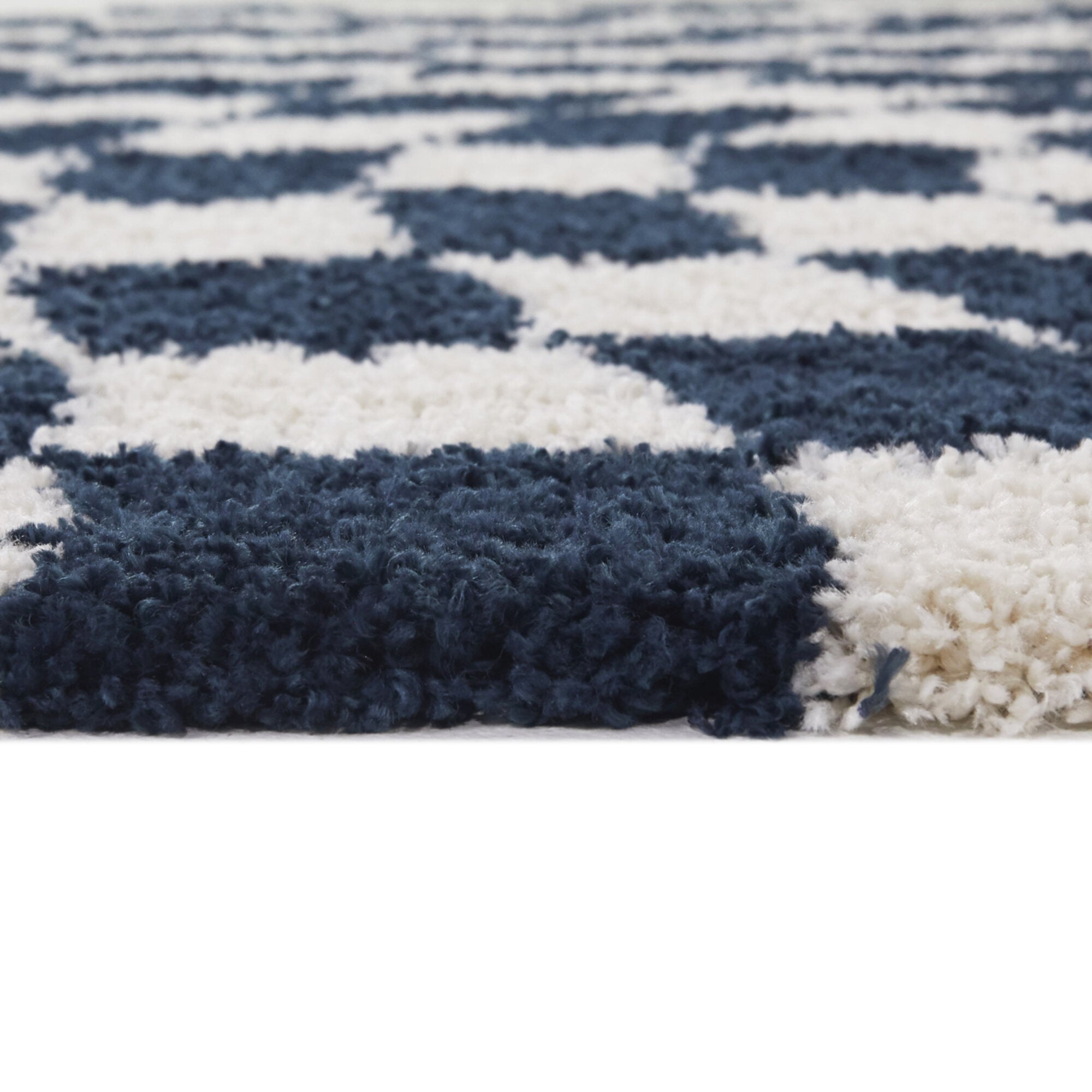 Luther Modern Checkered Shag Area Rug - Balta Rugs