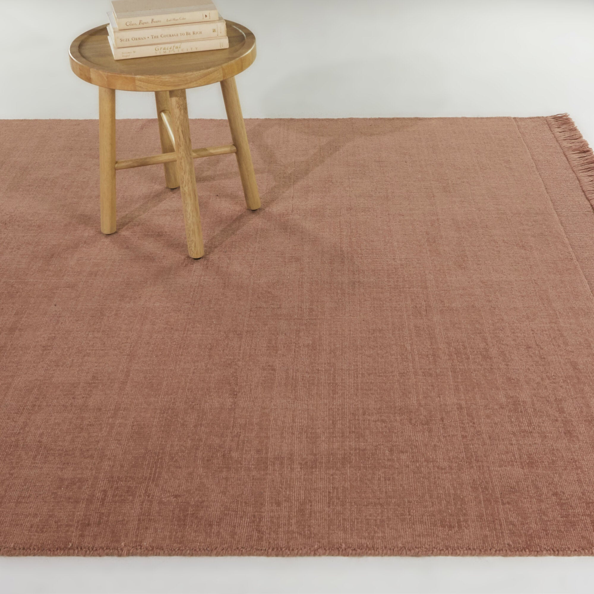 Barron Solid Woven Area Rug - Balta Rugs